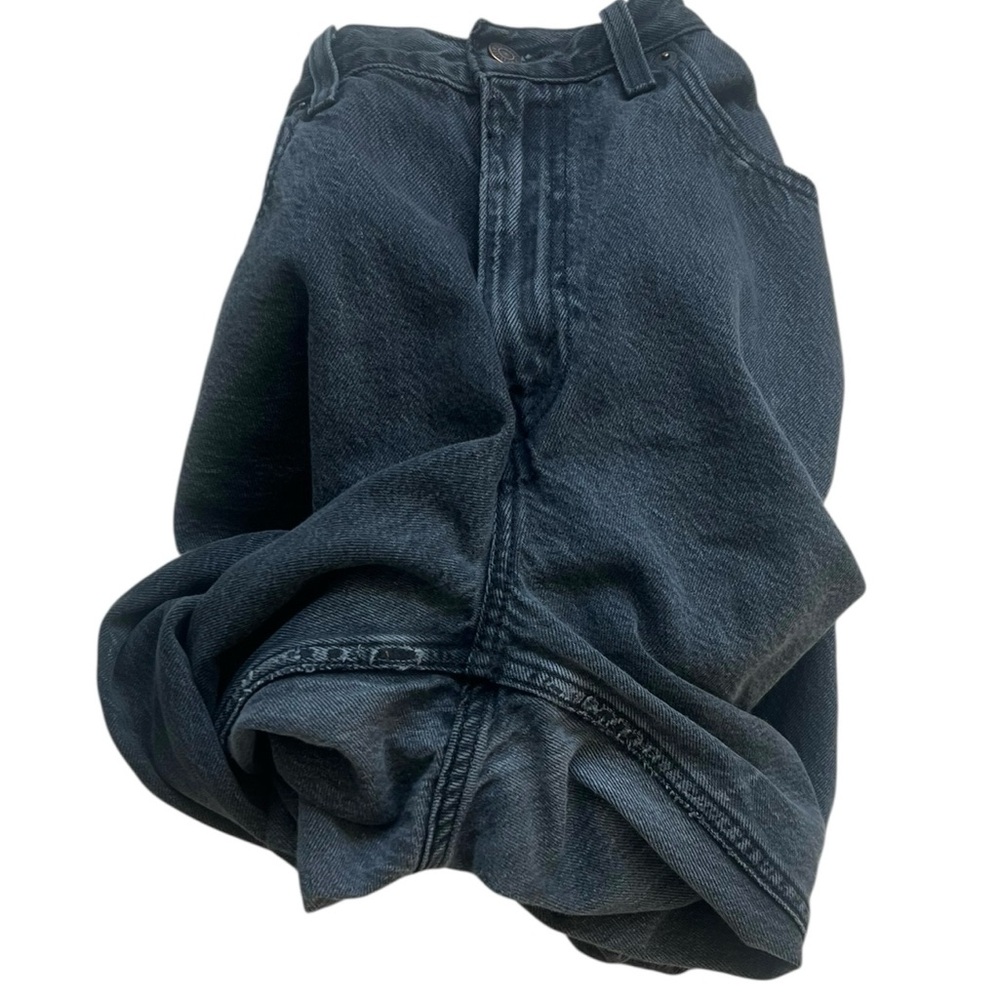 Levi’s Premium 80S Mom Jeans High-Waist Black 100% Cotton Size 28 - Picture 7 of 16